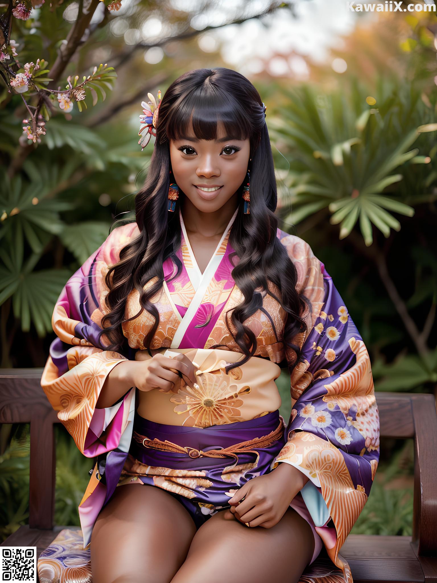 Ava Brooks - Midnight Kimono The Enchanting Seduction of an Ebony Geisha Set.1 20230805 Part 6 No.703452